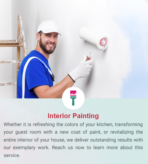 Interior painting for all purposes including indoor home painting